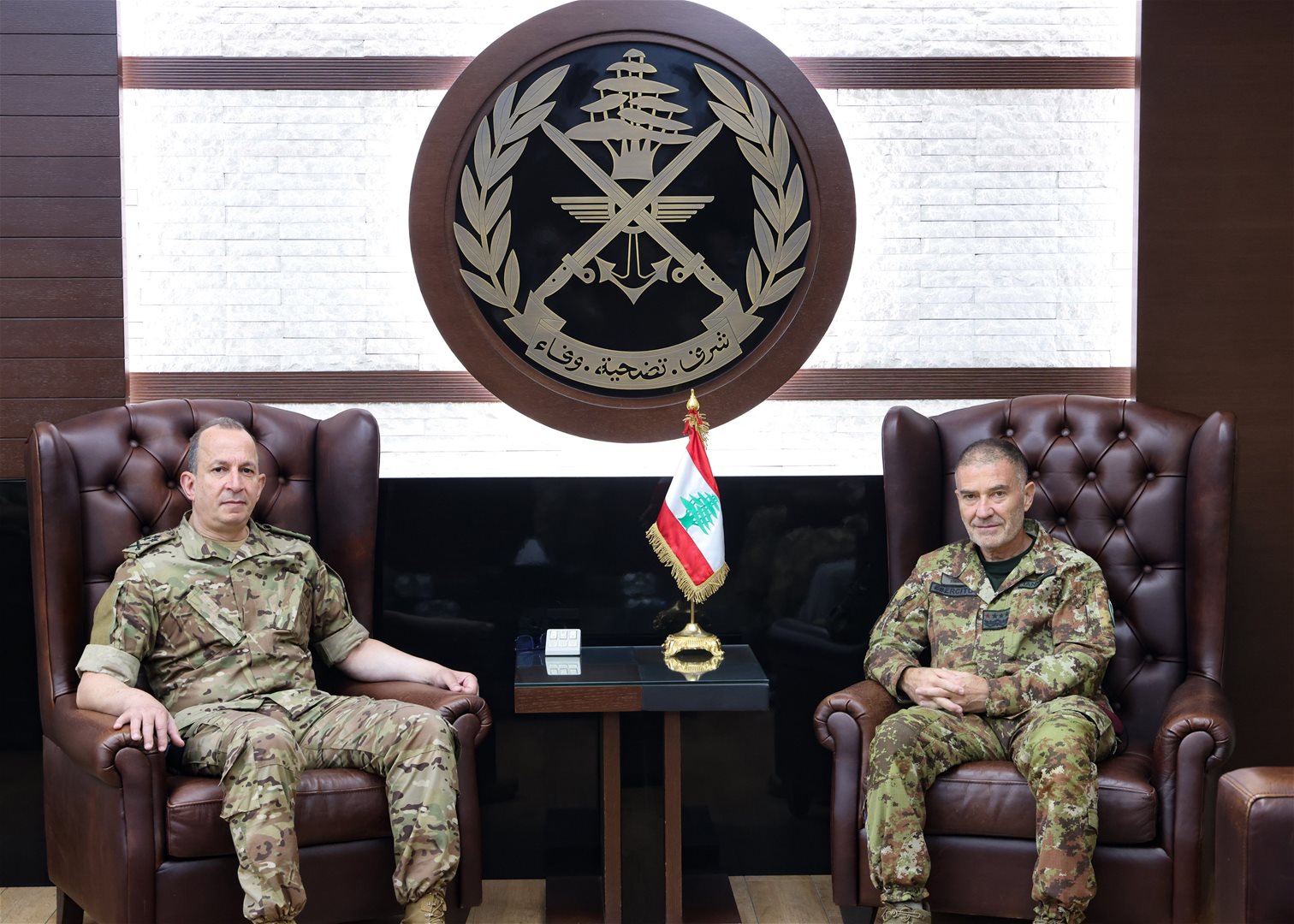 هيكل يبحث مع وفد إيطالي مرحلة ما بعد اليونيفيل ودعم الجيش