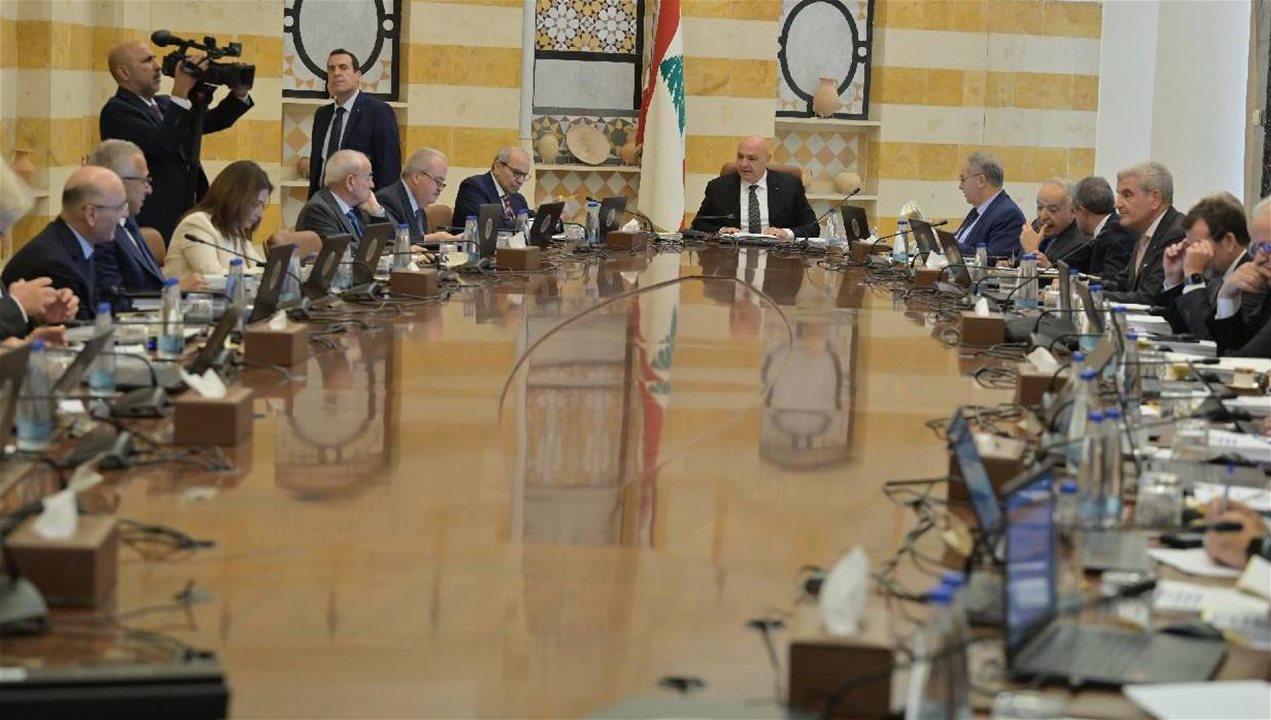 مراسل الجديد : انتهاء جلسة مجلس الوزراء في قصر بعبدا