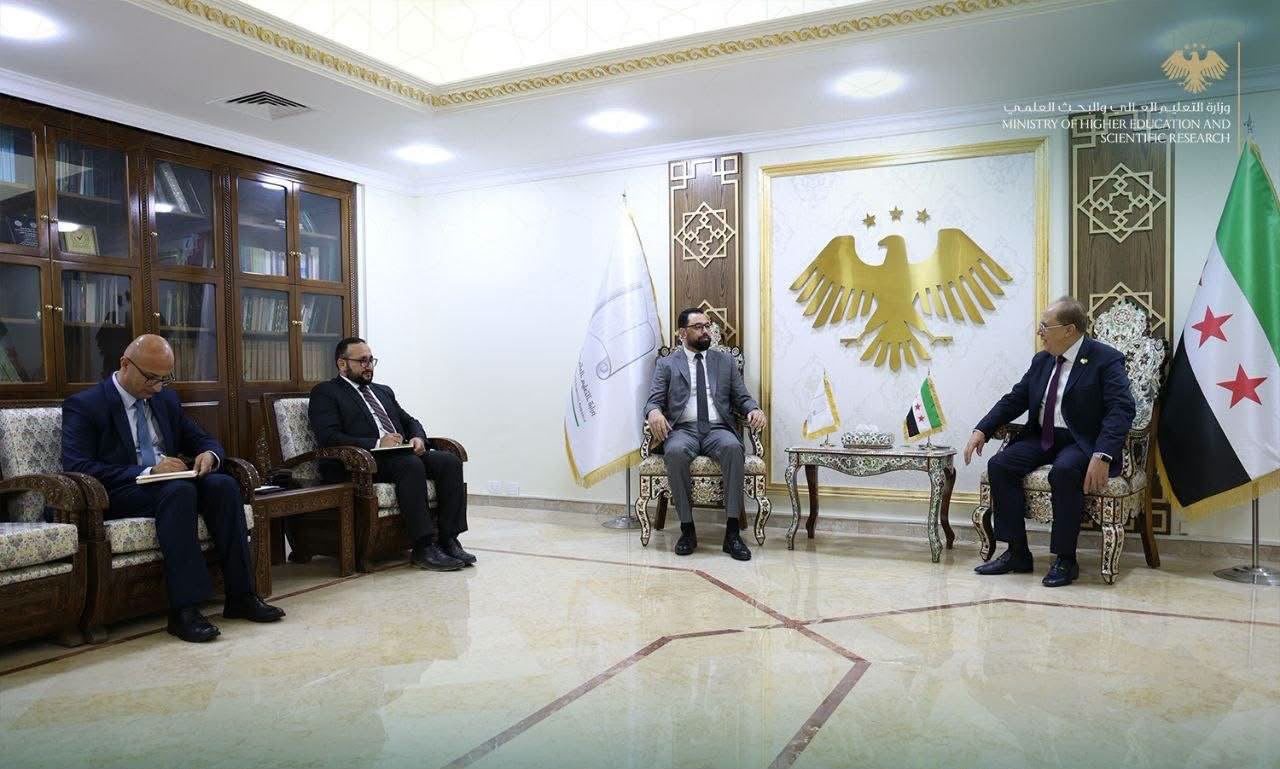 ‏الهزاع يبحث مع وزير التربية السوري وضع الطلاب السوريين في لبنان
