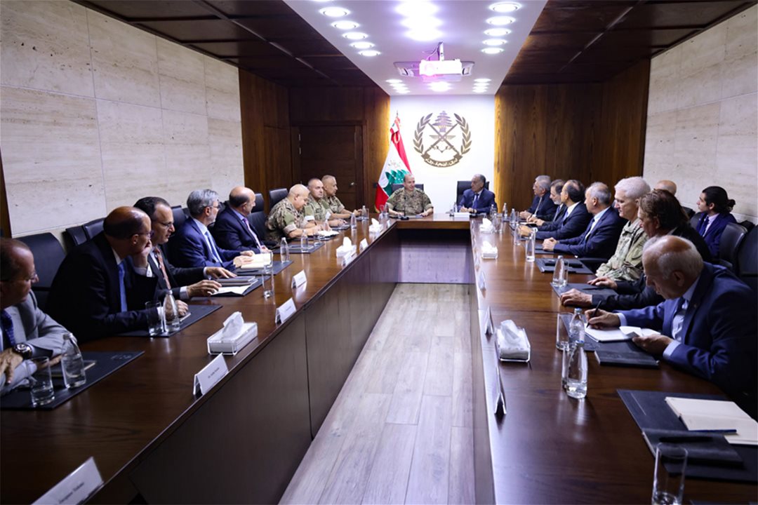 هيكل بحث آخر المستجدات مع رئيس مجموعة العمل الأميركية من أجل لبنان 