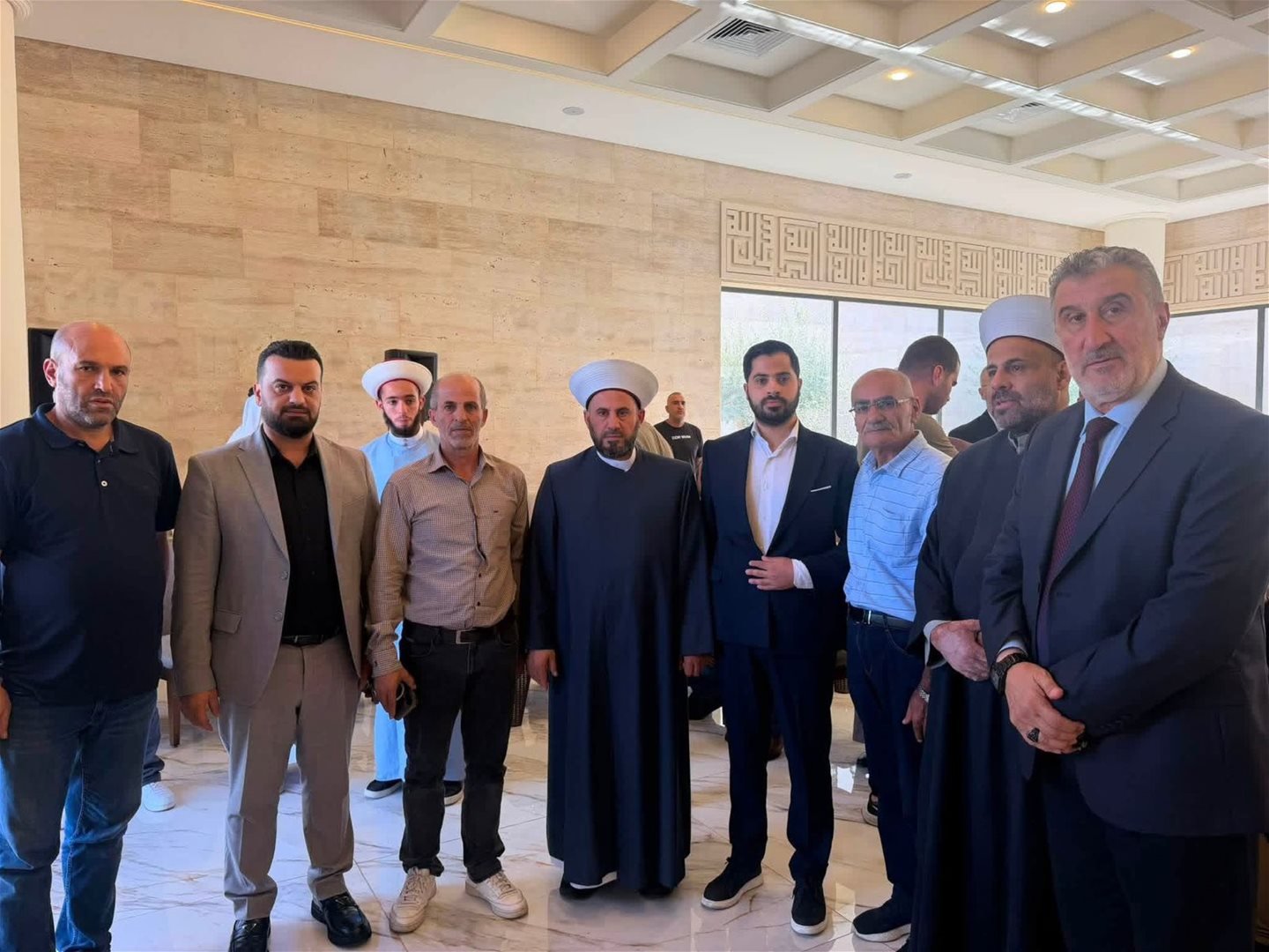 وفد إعلاميي البقاع يعزّي المفتي الغزاوي بوفاة والده