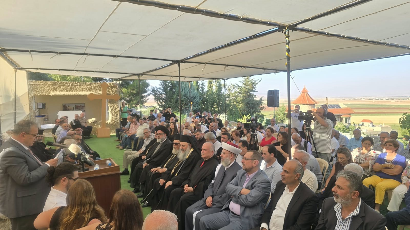 كنيسة تجمع المسلمين والمسيحيين.. حجر الأساس في السعيدة
