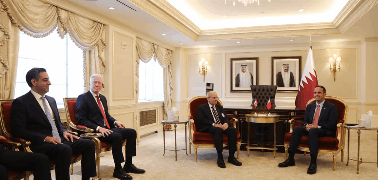 الرئيس سلام يلتقي رئيس مجلس الوزراء ووزير الخارجية القطري الشيخ محمد بن عبد الرحمن بن جاسم آل ثاني
