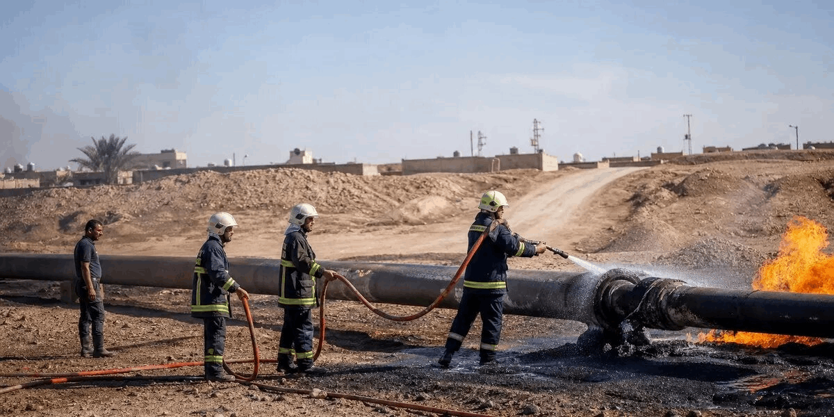 Sabotage on east Syria pipeline halts gas flow: state media