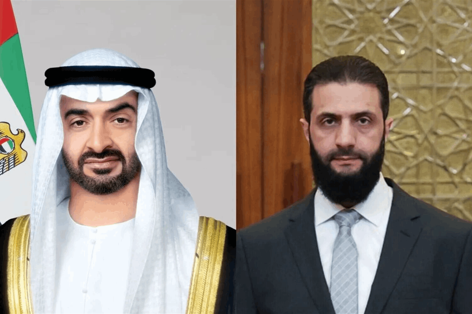 الشرع وبن زايد يبحثان العلاقات الثنائية ومستجدات المنطقة
