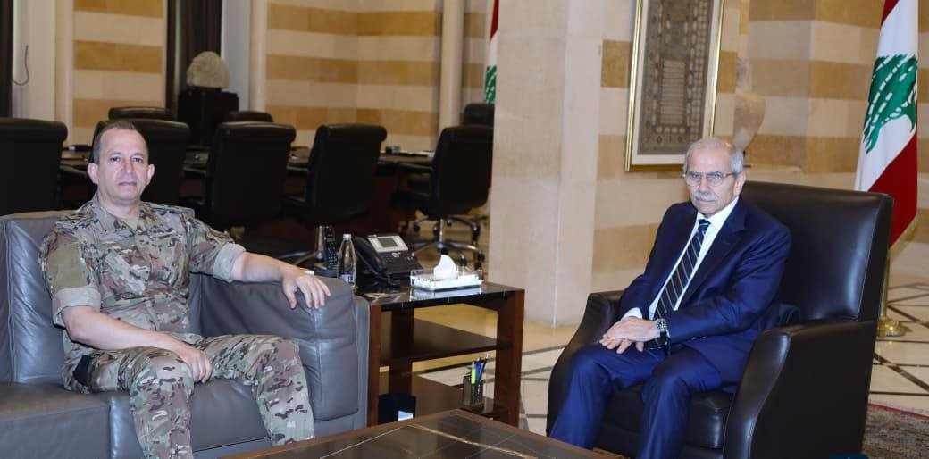 سلام يبحث مع قائد الجيش ملف المتفجرات ويشدّد على كشف المتورطين