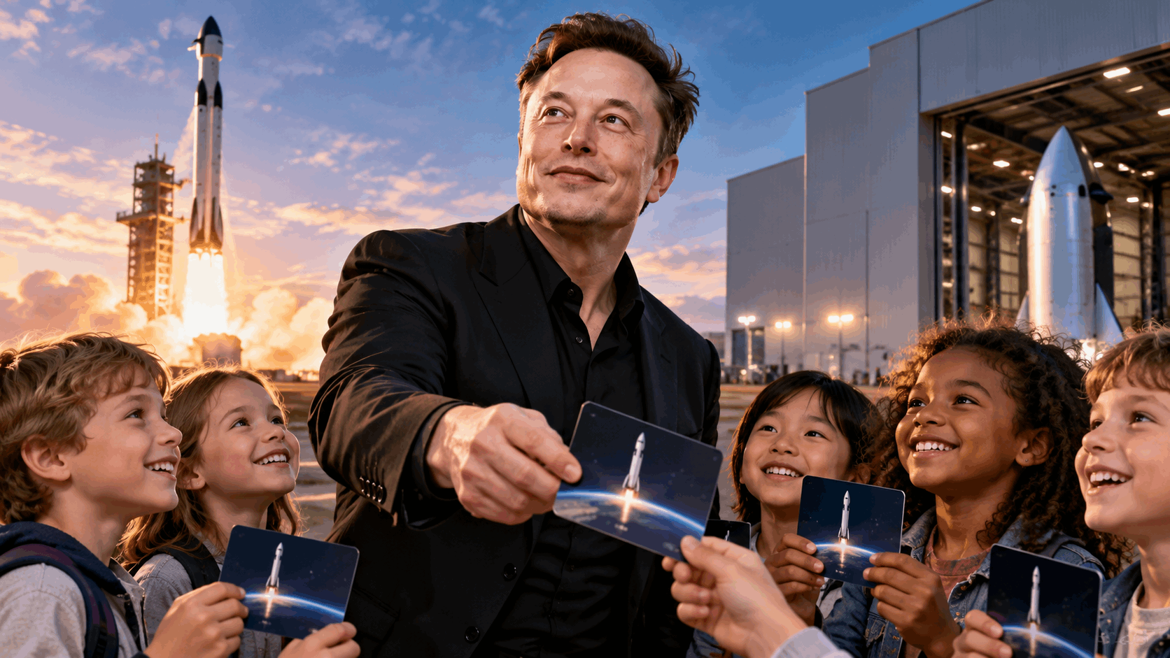 لكل طفل أميركي سهم في "سبايس إكس".. مفاجأة من إيلون ماسك!