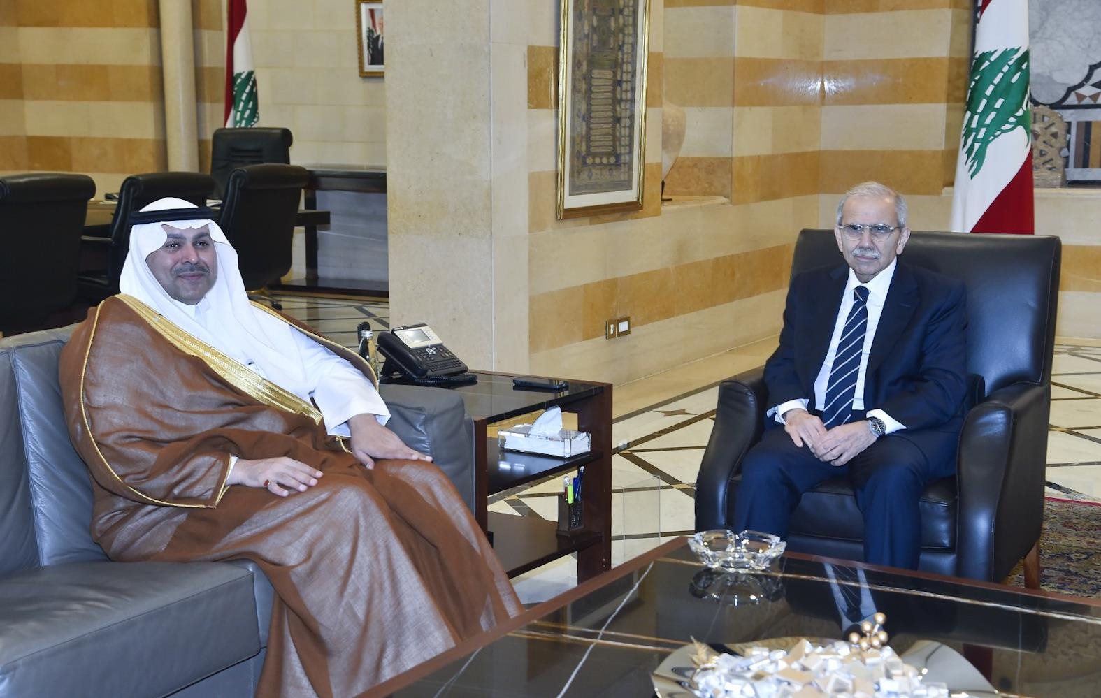 لقاء سلام والسفير السعودي.. دعم متبادل وتعزيز التنسيق بين البلدين