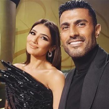 محمد سامي يوجّه رسالة رومانسية إلى مي عمر ويصفها بـ«النعمة التي ترهق»