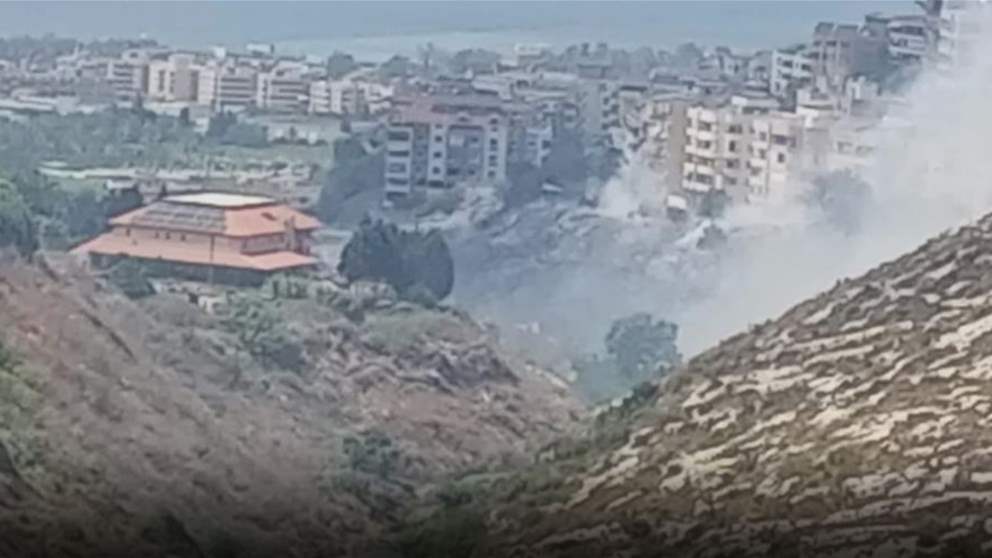 حريق كبير في منطقة الشرحبيل - صيدا وفرق الإطفاء تعمل على إخماده 