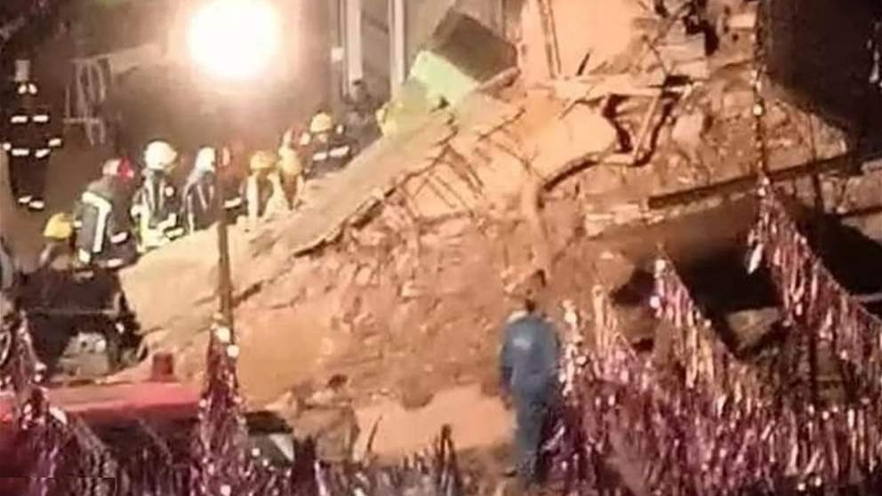 قتيلان و3 مصابين في انهيار جزئي بعقار شرقي الإسكندرية