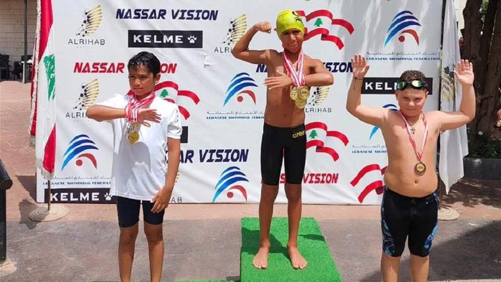الطفل محمد سلامه: أربع ميداليات ذهبيّة و3 أرقام قياسية في السّباحة 