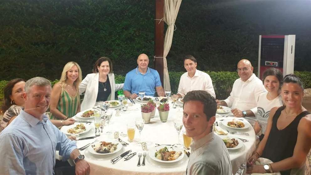 بالصورة - المبعوث الأميركي هوكستين على مائدة عشاء قائد الجيش جوزيف عون