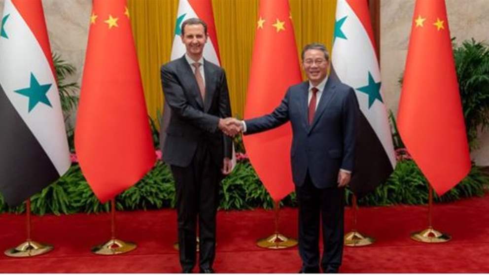  الأسد خلال لقائه لي تشيانغ في بكين: التوجه شرقاً ضمانة بالنسبة لسوريا
