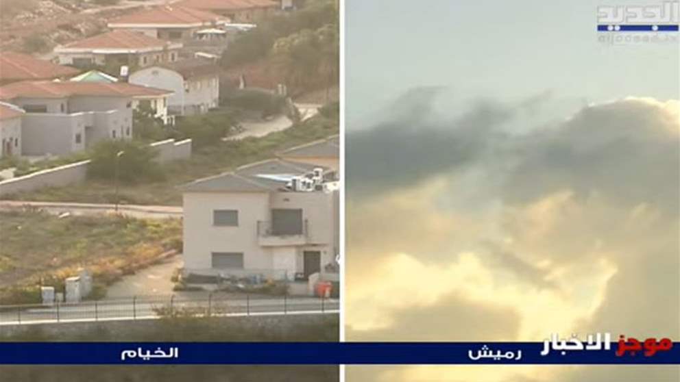  اطلاق عدد من الصواريخ من الاراضي اللبنانية باتجاه منطقة الجليل الاعلى في الاراضي المحتلة