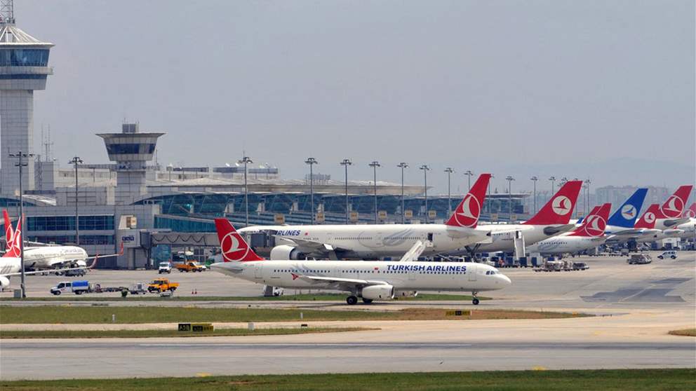 أعطال تلغي رحلات الإقلاع التركية في مطار إسطنبول 