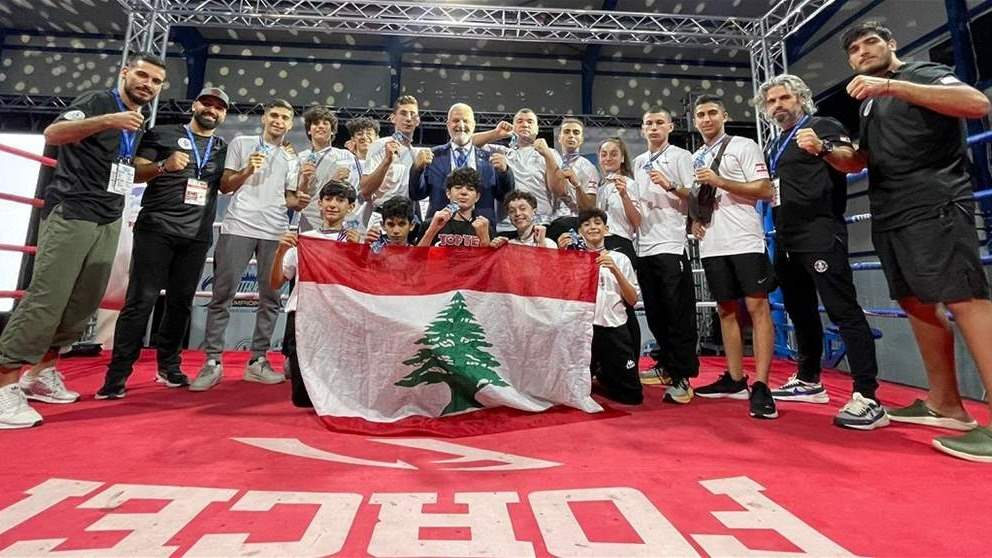 14 ميدالية لبنانية في بطولة البحر الابيض المتوسط للمواي تاي