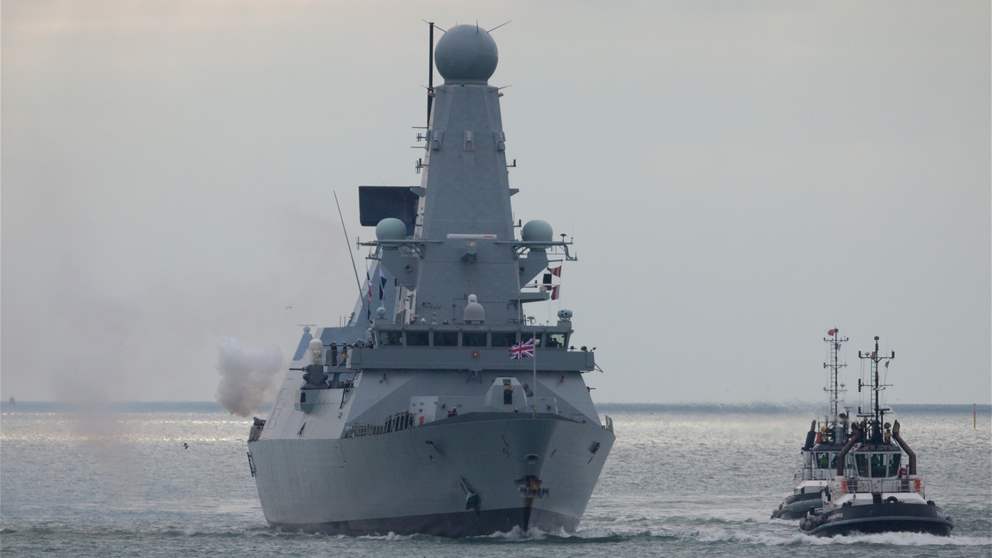 بريطانيا ترسل المدمرة البحرية "دايموند" لتعزيز تواجدها بالشرق الأوسط 