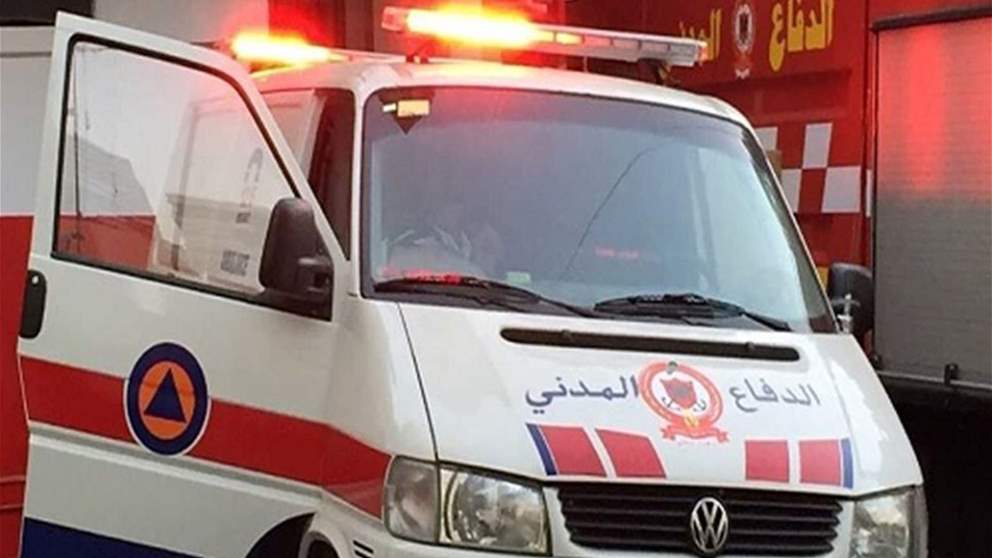 الدفاع المدني: نقل جريحين من ميس الجبل الى مستشفى صلاح غندور في بنت جبيل