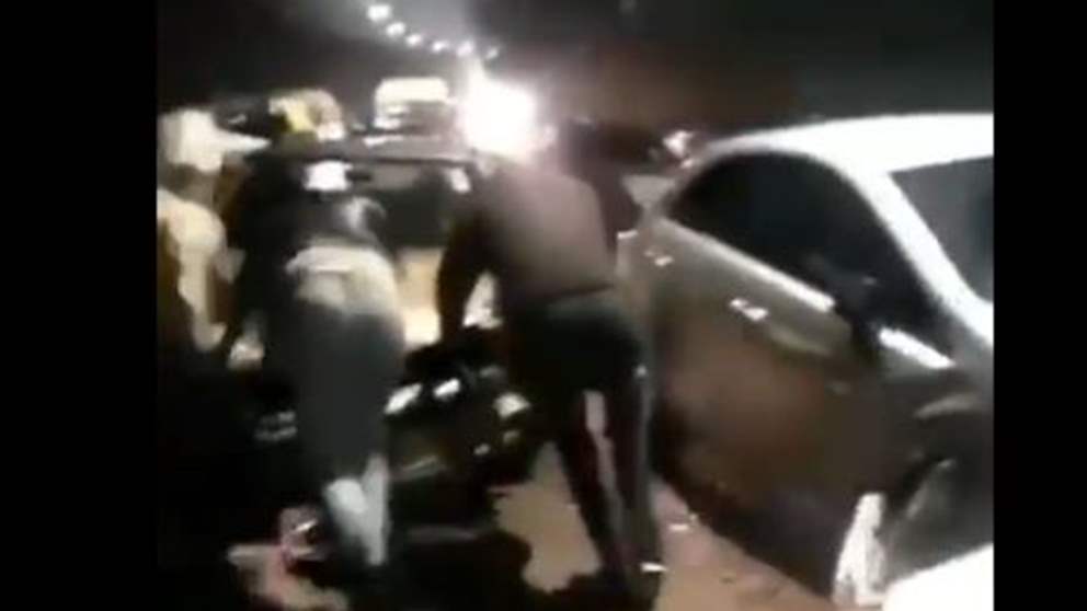 بالفيديو - حادث سير مروّع داخل نفق المطار 