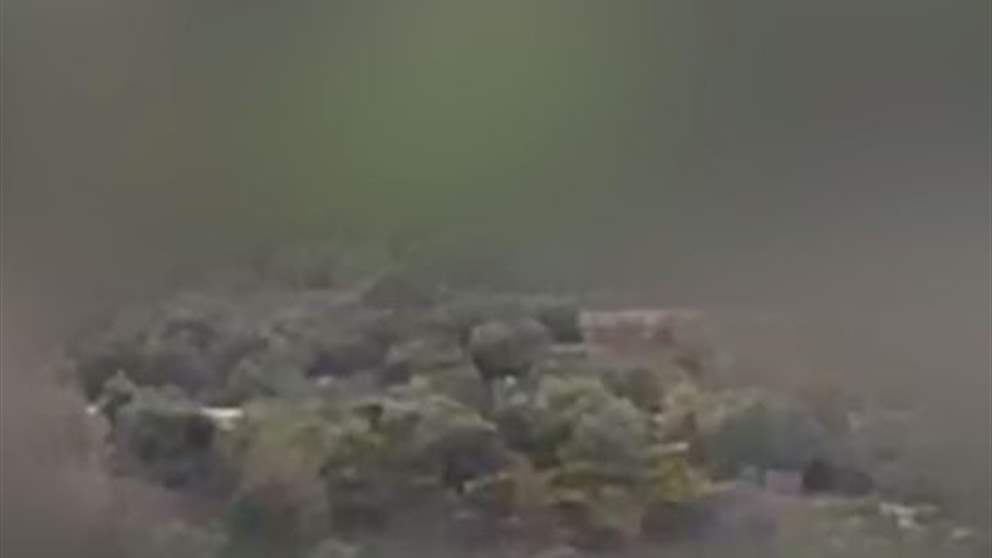 حزب الله ينشر فيديو: استهداف مقر قيادة الفرقة 210 في قاعدة نفح المعادية في الجولان المحتل