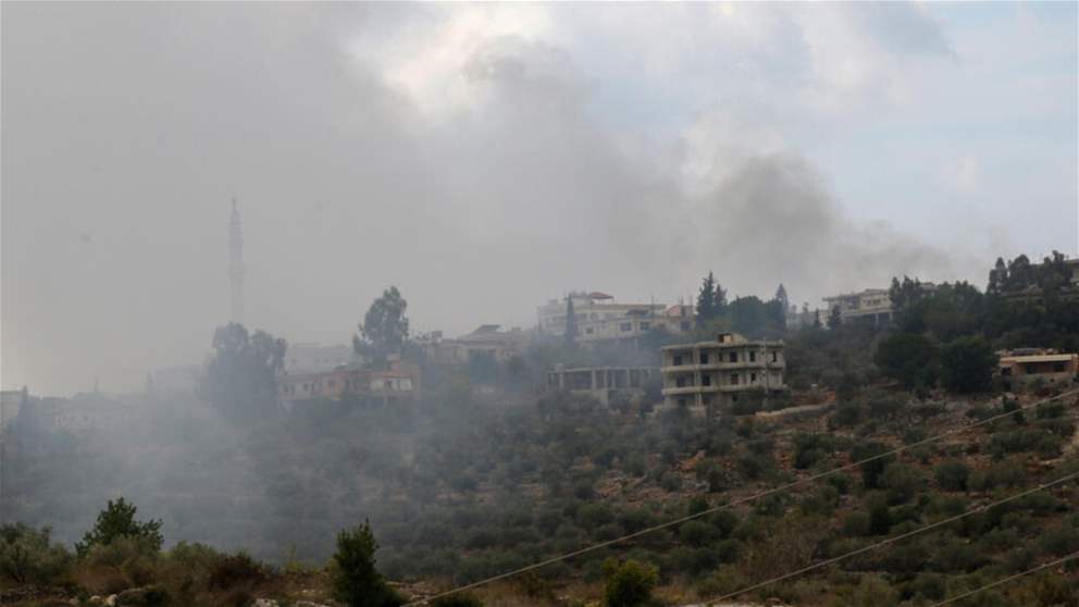 غارة على بلدة عيتا الشعب استهدفت منزلا 
