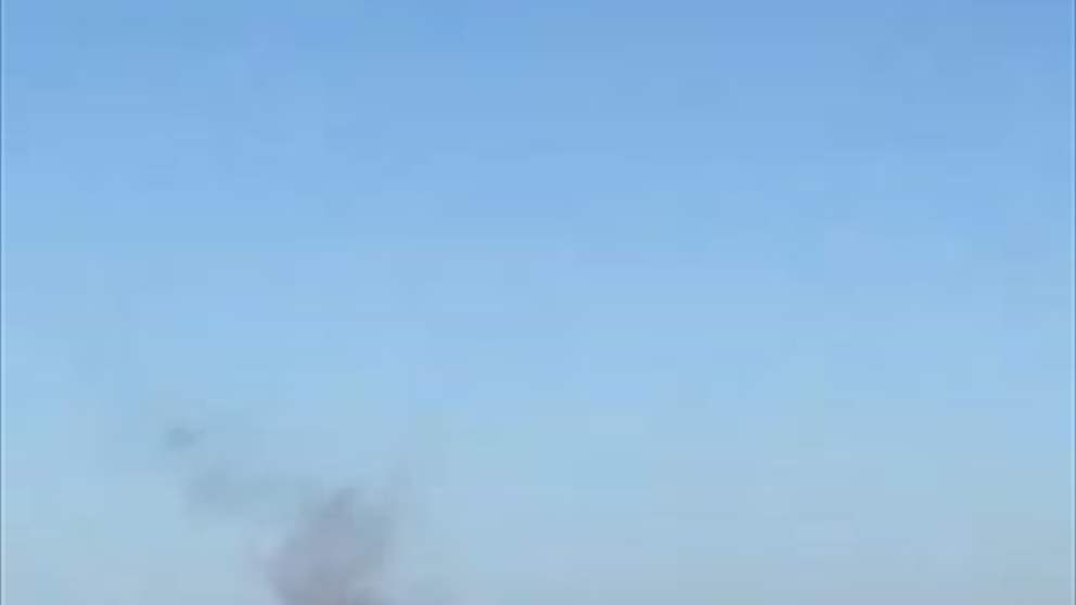 بالفيديو - غارة اسرائيلية تستهدف وادي برغز في حاصبيا