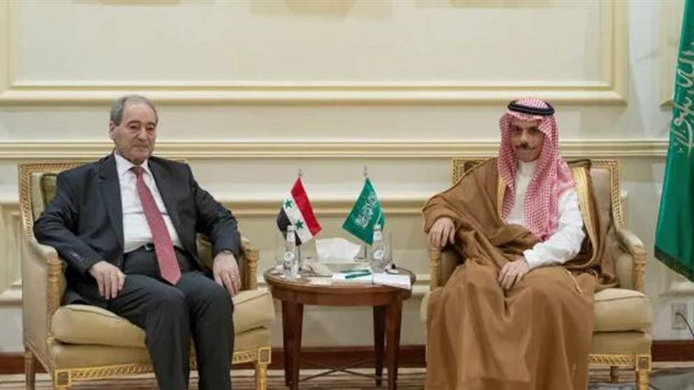  وزير الخارجية السعودي استقبل نظيره السوري لبحث مختلف جوانب العلاقات الثنائية  