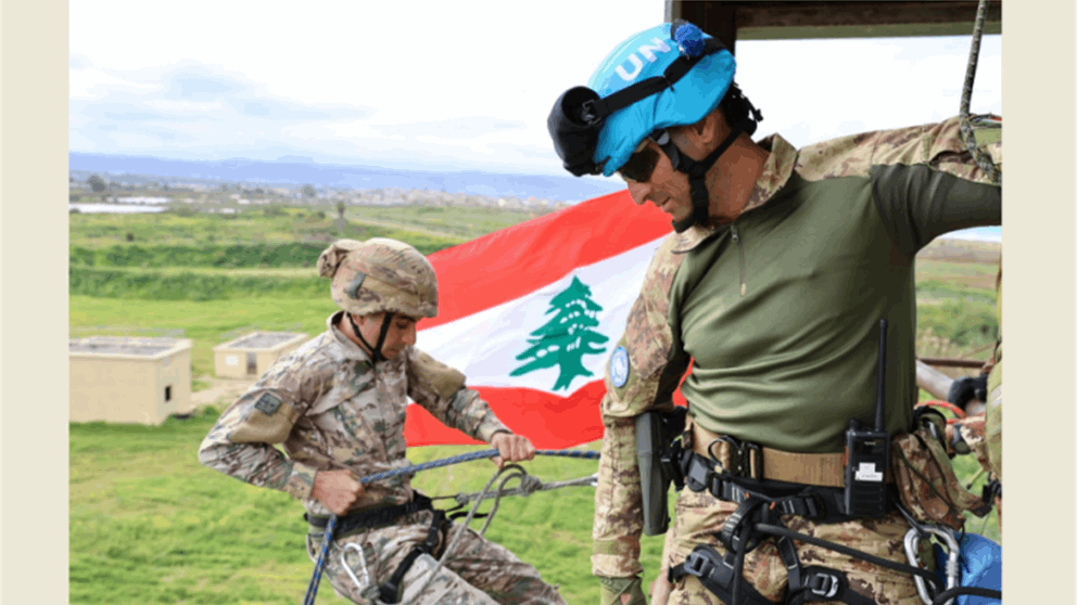 تدريب مشترك جمع بين الكتيبة الإيطالية والجيش اللبناني في صور
