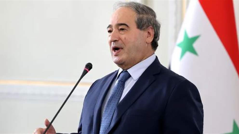 وزير الخارجية السوري يدين الضربات الإسرائيلية على مبنى القنصلية الإيرانية