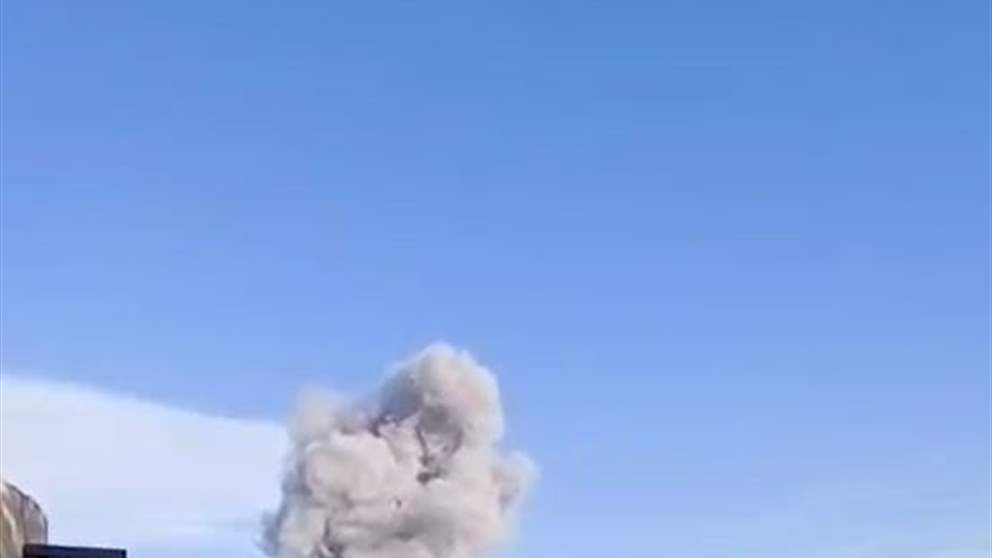 بالفيديو - مراسل الجديد: الطيران الحربي الإسرائيلي يستهدف بلدة مرجعيون للمرة الأولى