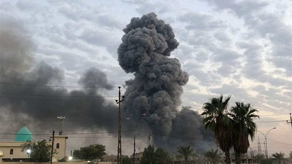 "انفجار ضخم" يهز قاعدة عسكرية في العراق