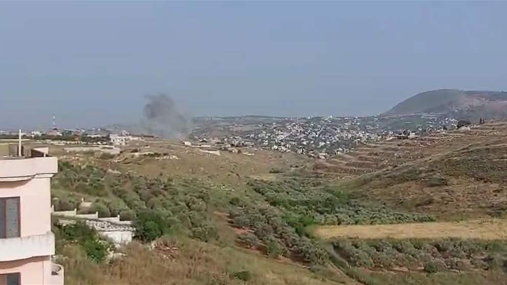 بالفيديو - مشاهد ترصد آثار الغارة "الإسرائيلية" على بلدة عيترون 