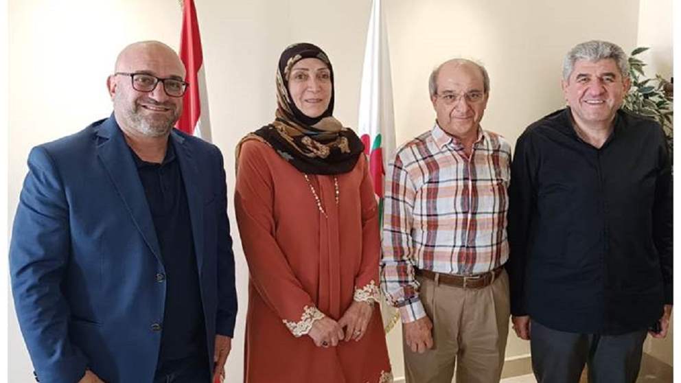 كلّاس استقبل وفد حزب الله ورئيس بلدية بنت جبيل