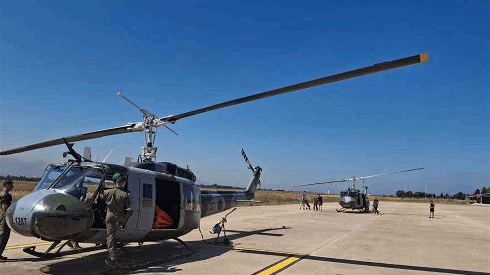 بالصور.. الجيش اللبناني يشارك في إخماد حرائق في ريف اللاذقية 