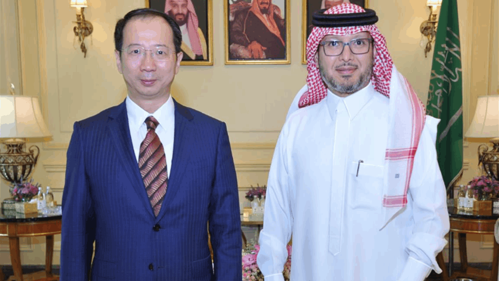 سفير المملكة في لبنان يستقبل سفير الصين الجديد