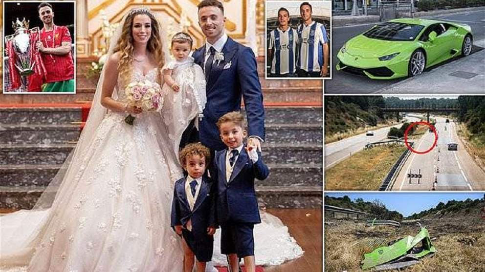 صور - أرملة جوتا في ذكرى مرور شهر على زواجهما