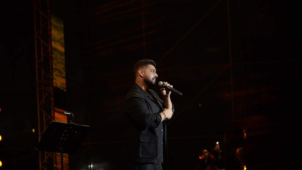 الفنان اللبناني آدم يتألق في حفله الاخير ضمن "اعياد بيروت" 