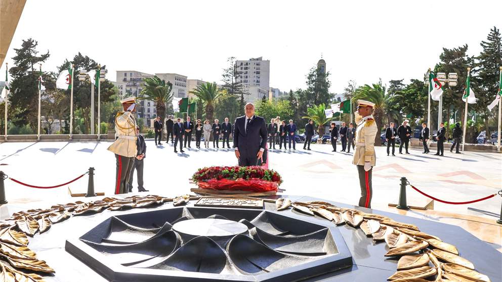 الرئيس عون وضع إكليلاً من الزهر على ضريح الشهداء في الجزائر عربون تقدير واحترام لتضحياتهم