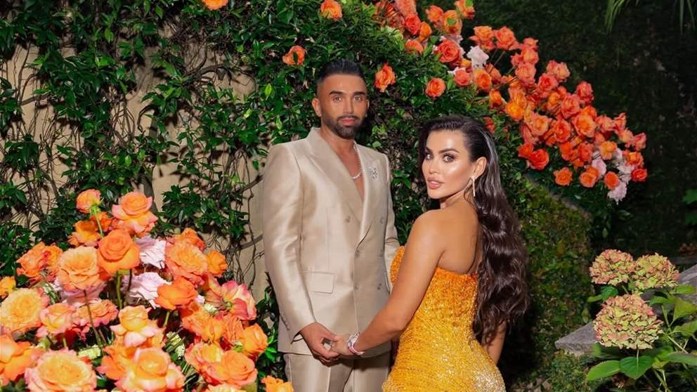 يومي وزوجها الملياردير التركي يقيمان حفل ما قبل الزفاف في ايطاليا وسط اجواء فاخرة 