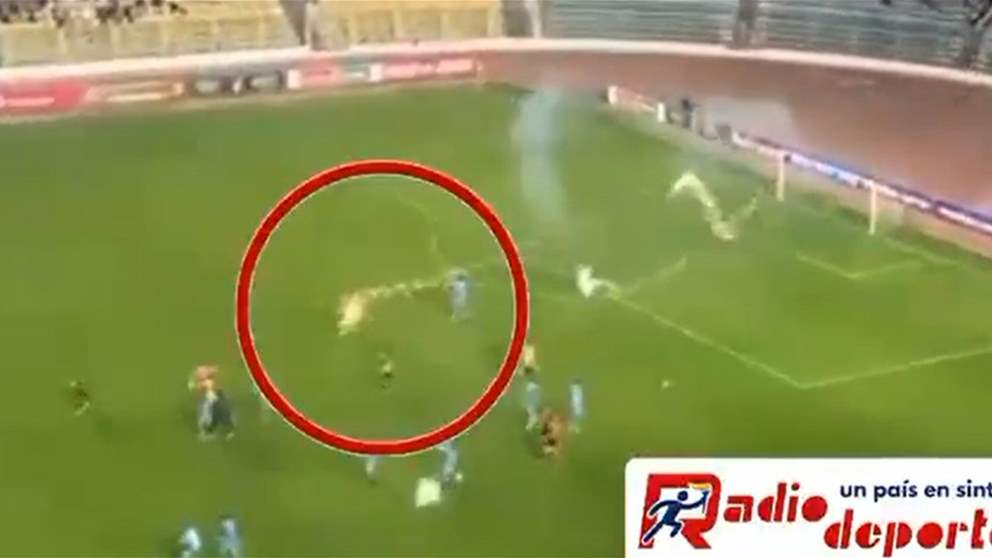 فيديو - ألعاب نارية احتفالية تصيب الهداف في مكان حساس