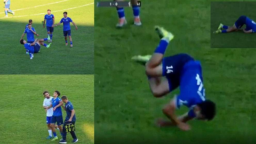 فيديو - أصاب نفسه بغرابة ويغيب حتى نهاية الموسم