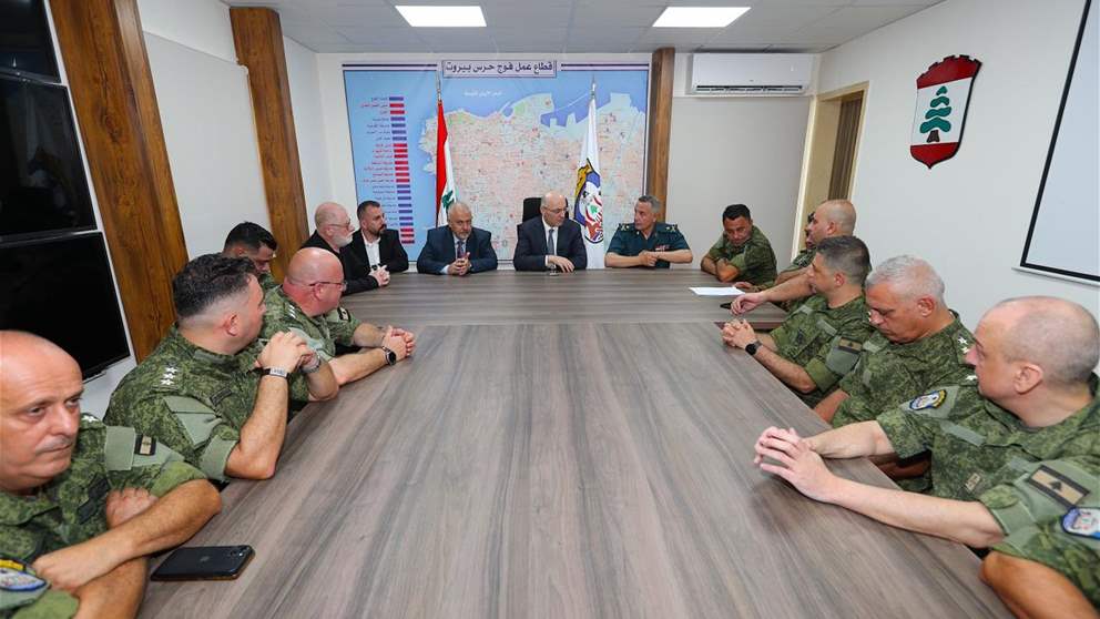 وزير الداخلية يزور فوج حرس بيروت: أتيت لأستمع إلى طلباتكم وحاجاتكم 