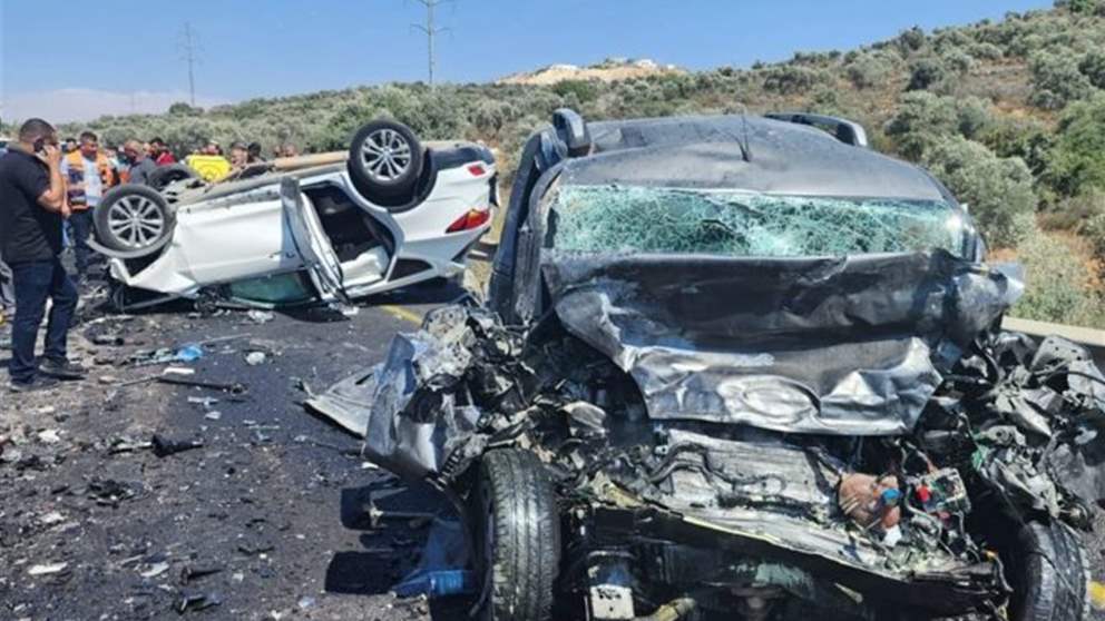 رقم مخيف.. اليازا تعلن عدد ضحايا حوادث السير هذا الشهر 