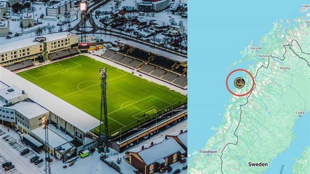 ملعب صغير قرب الدائرة القطبية الشماليّة في دوري أبطال أوروبا