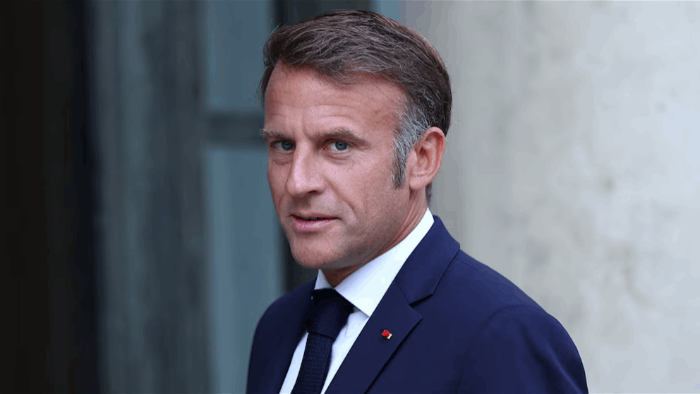 ماكرون: الانسحاب الإسرائيلي وإنهاء الانتهاكات شرطان أساسيان