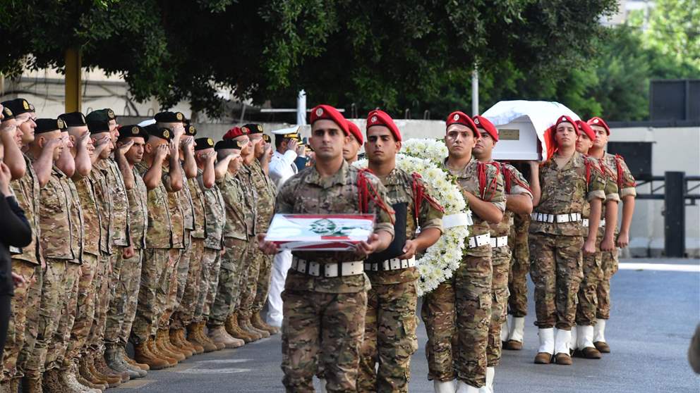 مراسم تشييع شهداء الجيش