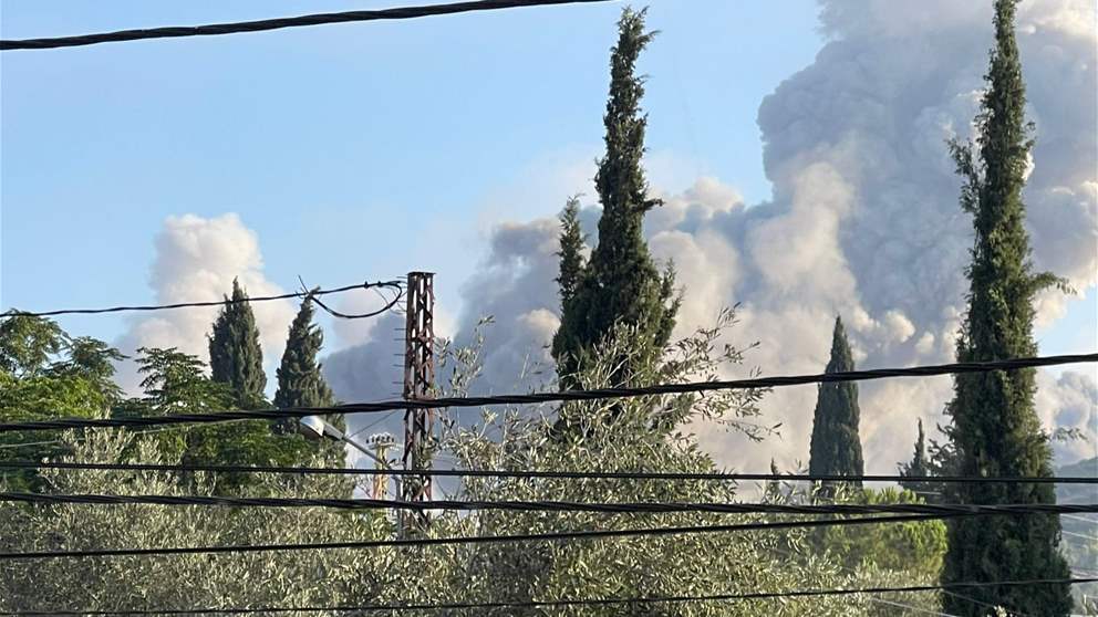 غارات عنيفة على النبطية (صور)