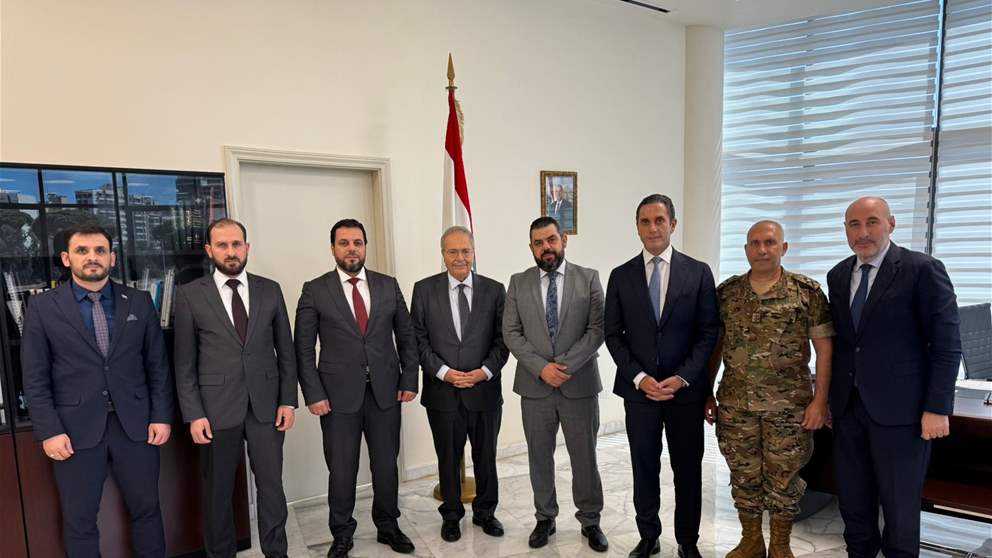 متري يلتقي وفدًا سوريًا تمهيدًا لزيارة وزارية