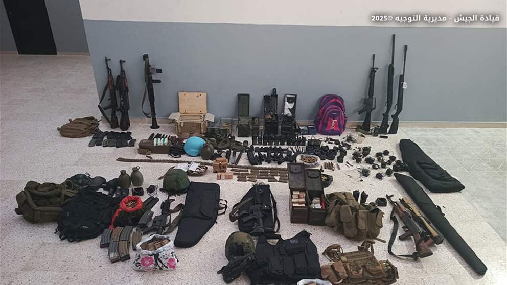 منها الإتجار بالأسلحة وإطلاق النار.. مواطنون بقبضة الجيش اللبناني (صور) 